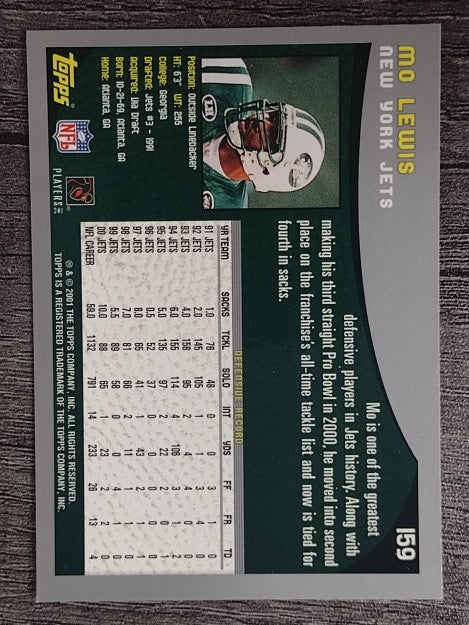 2001 Topps #159 Mo Lewis