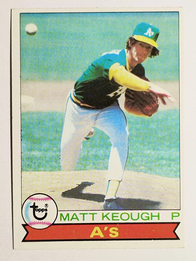 1979 Topps #554 Matt Keough (EXMT)