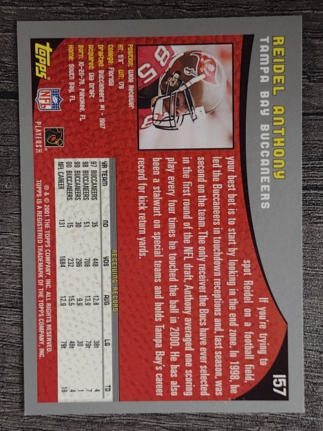 2001 Topps #157 Reidel Anthony