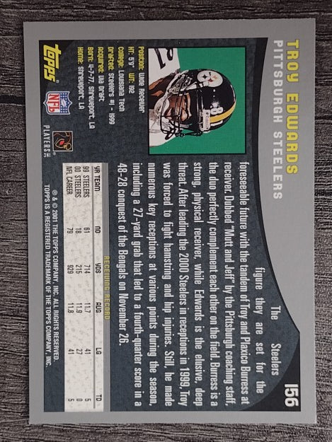 2001 Topps #156 Troy Edwards