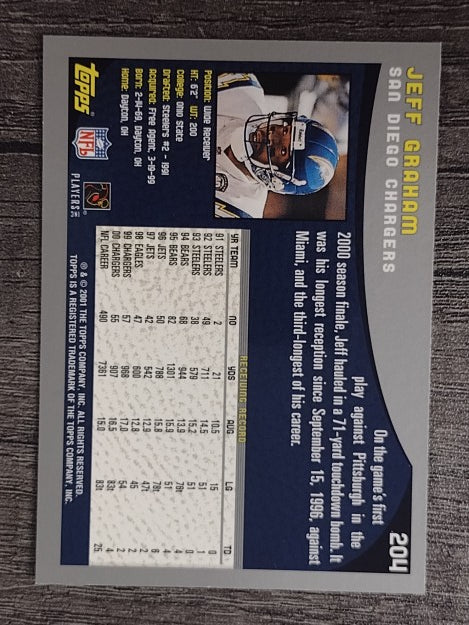 2001 Topps #204 Jeff Graham