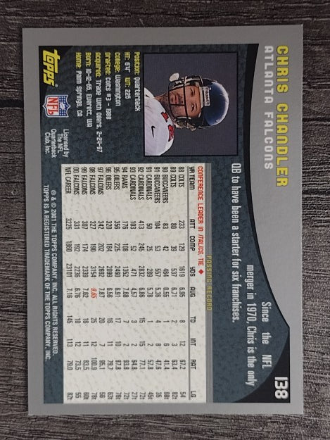 2001 Topps #138 Chris Chandler