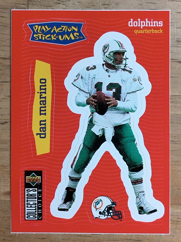 1997 Collector's Choice Stick-Ums #S23 Dan Marino
