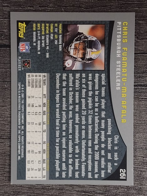 2001 Topps #261 Chris Fuamatu-ma'afala