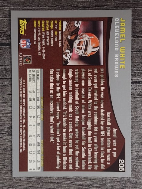 2001 Topps #206 Jamel White
