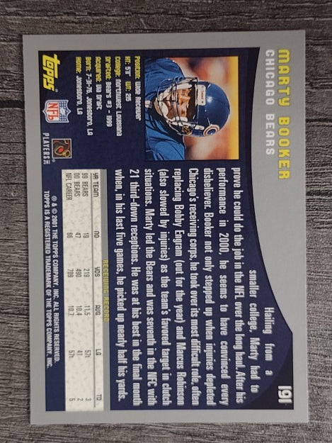 2001 Topps #191 Marty Booker