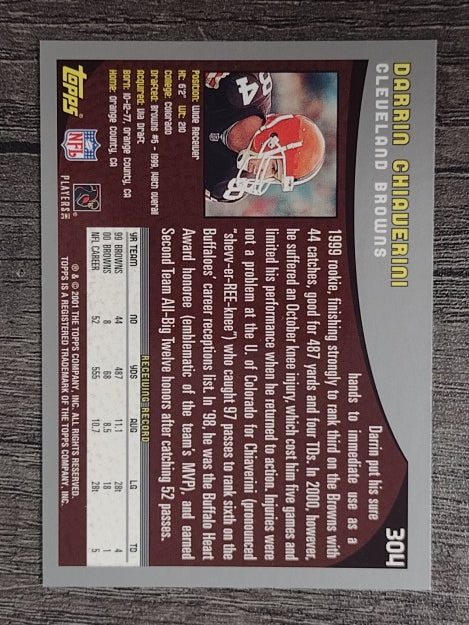 2001 Topps #304 Darrin Chiaverini