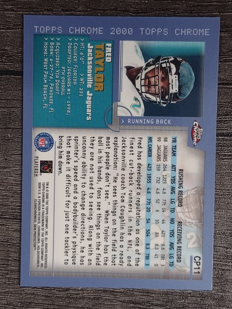 2000 Topps Chrome Previews #CP11 Fred Taylor