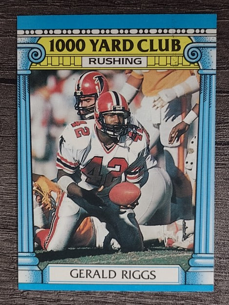 1987 Topps 1000 Yard Club #8 Gerald Riggs