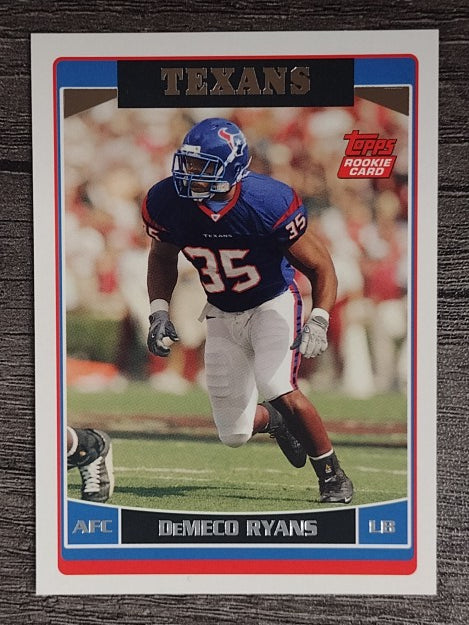 2006 Topps #332 DeMeco Ryans RC