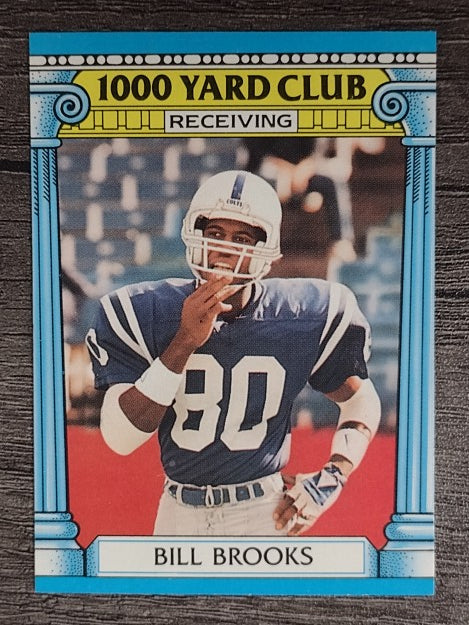 1987 Topps 1000 Yard Club #15 Bill Brooks