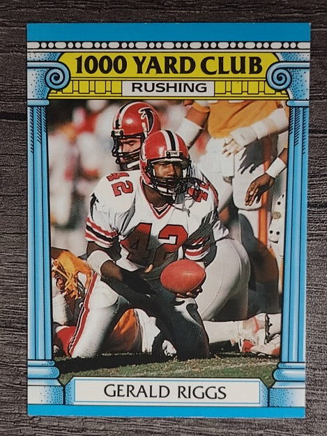 1987 Topps 1000 Yard Club #8 Gerald Riggs