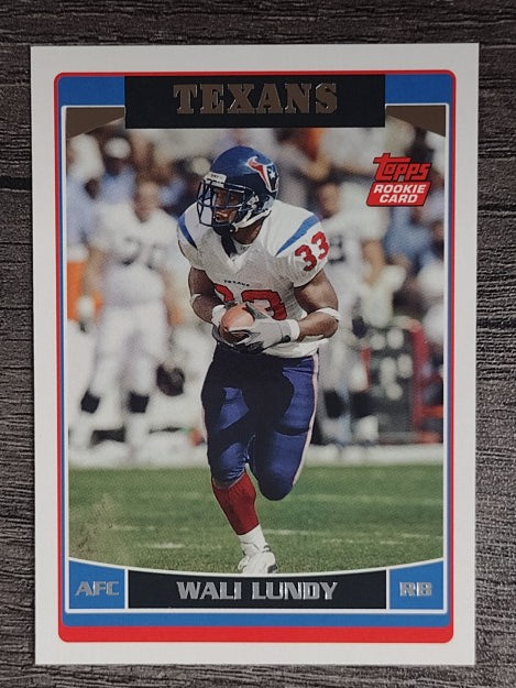 2006 Topps #343 Wali Lundy RC