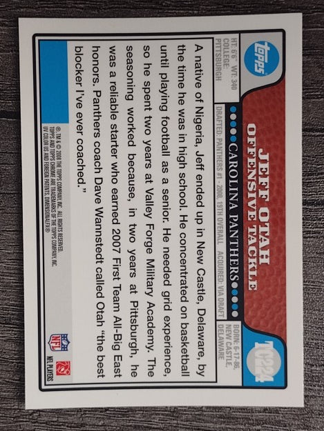2008 Topps Chrome #TC224 Jeff Otah RC