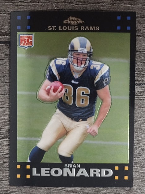 2007 Topps Chrome #TC194 Brian Leonard RC