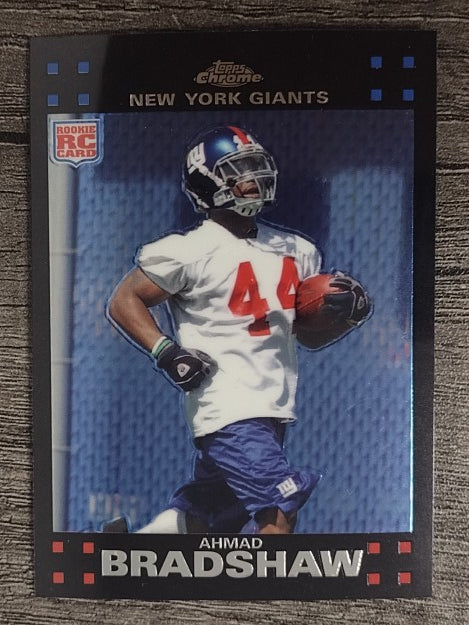 2007 Topps Chrome #TC195 Ahmad Bradshaw RC (EXMT)