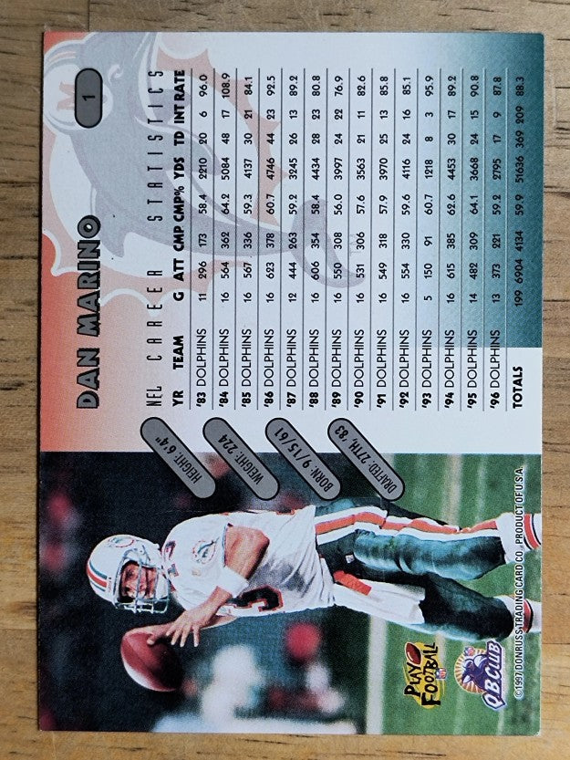 1997 Donruss #1 Dan Marino