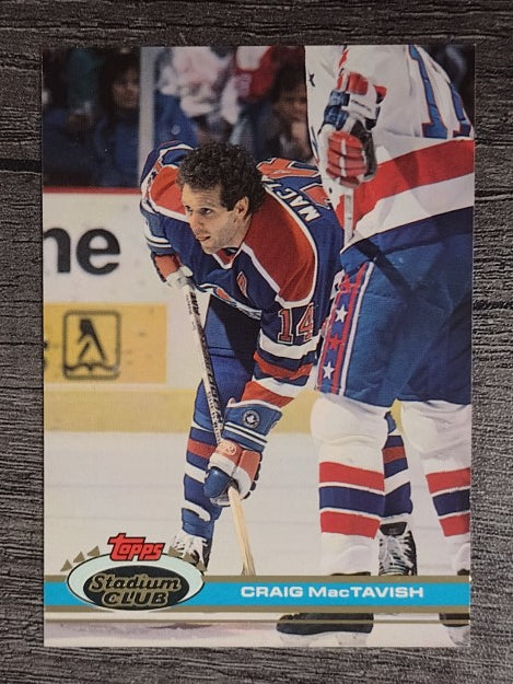 1991-92 Stadium Club #133 Craig MacTavish