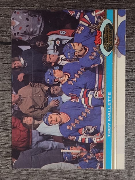 1991-92 Stadium Club #134 Troy Mallette