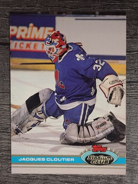 1991-92 Stadium Club #166 Jacques Cloutier