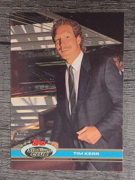 1991-92 Stadium Club #130 Tim Kerr