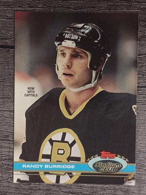 1991-92 Stadium Club #119 Randy Burridge