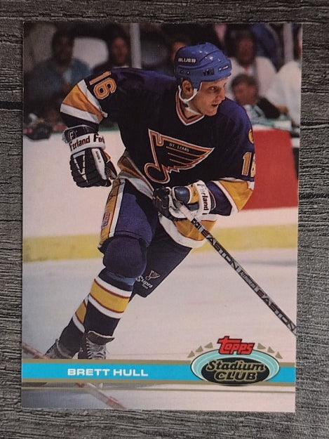 1991-92 Stadium Club #67 Brett Hull