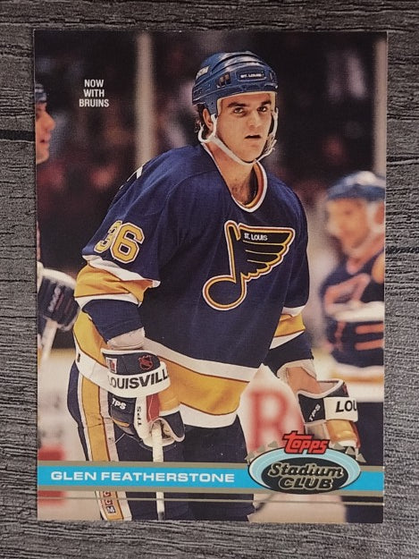 1991-92 Stadium Club #319 Glen Featherstone