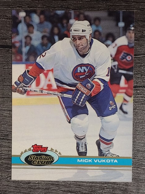 1991-92 Stadium Club #309 Mick Vukota