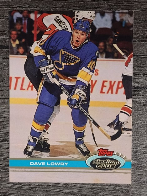 1991-92 Stadium Club #303 Dave Lowry