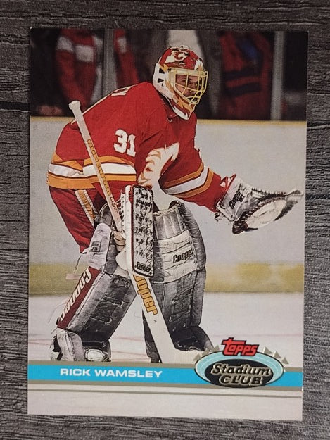 1991-92 Stadium Club #294 Rick Wamsley