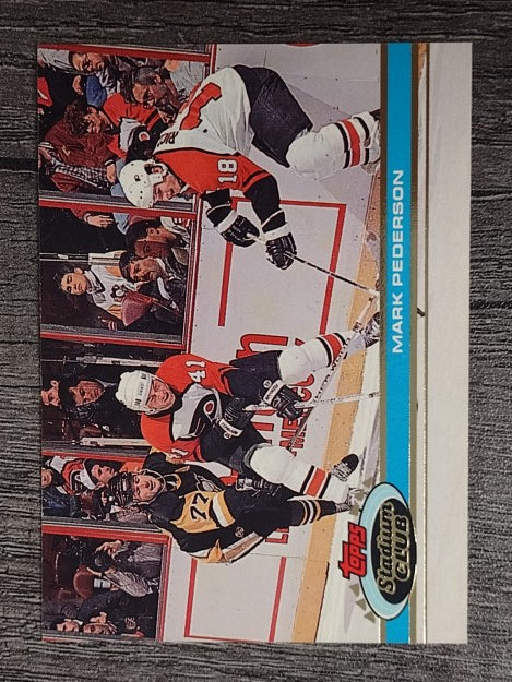 1991-92 Stadium Club #291 Mark Pederson