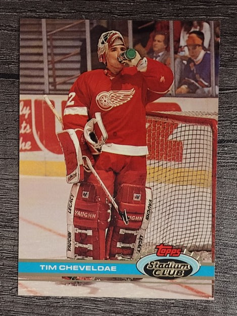 1991-92 Stadium Club #224 Tim Cheveldae