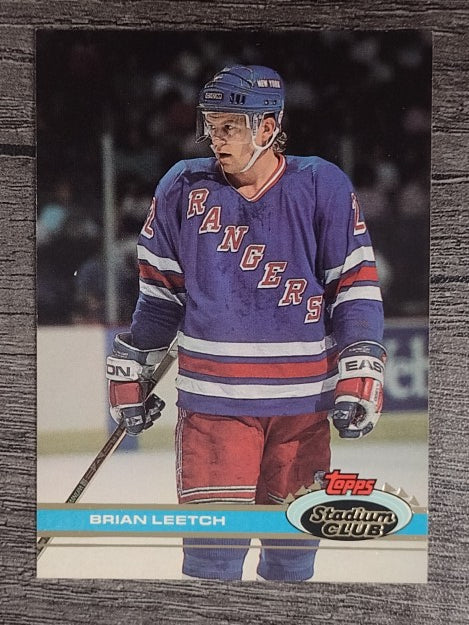 1991-92 Stadium Club #201 Brian Leetch