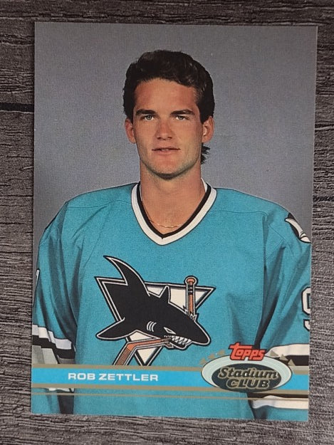 1991-92 Stadium Club #194 Rob Zettler
