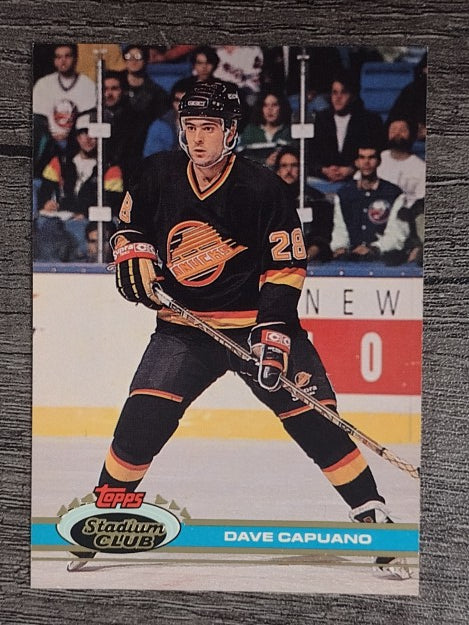 1991-92 Stadium Club #53 Dave Capuano