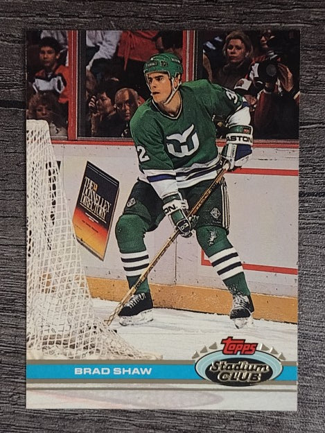 1991-92 Stadium Club #83 Brad Shaw