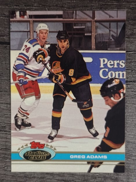 1991-92 Stadium Club #52 Greg Adams