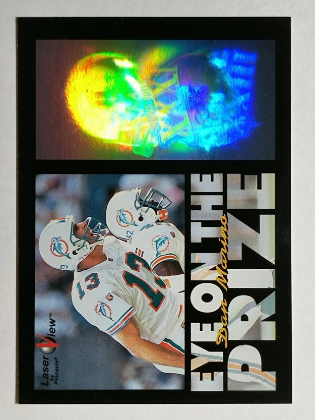 1996 Laser View Eye on the Prize #6 Dan Marino