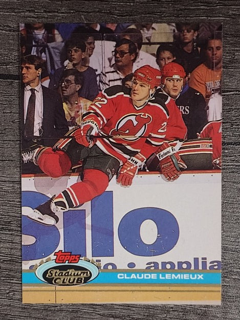 1991-92 Stadium Club #18 Claude Lemieux