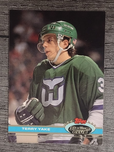 1991-92 Stadium Club #374 Terry Yake