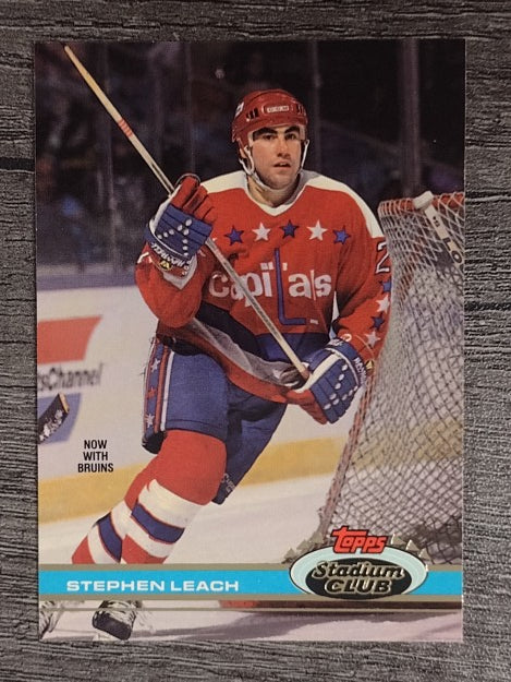 1991-92 Stadium Club #226 Stephen Leach