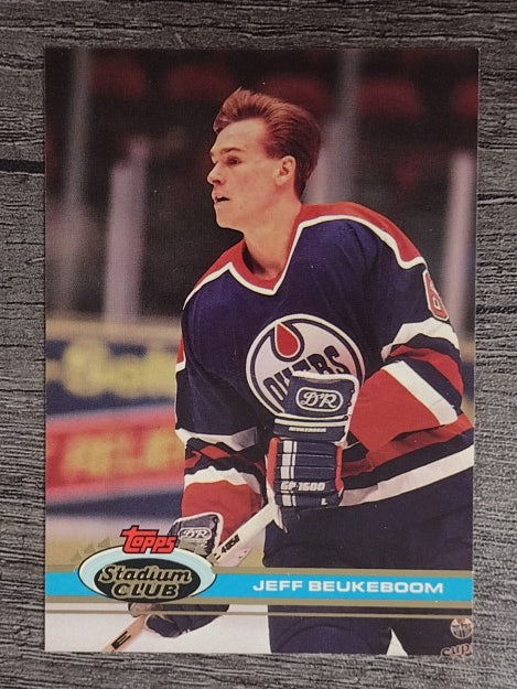 1991-92 Stadium Club #350 Jeff Beukeboom