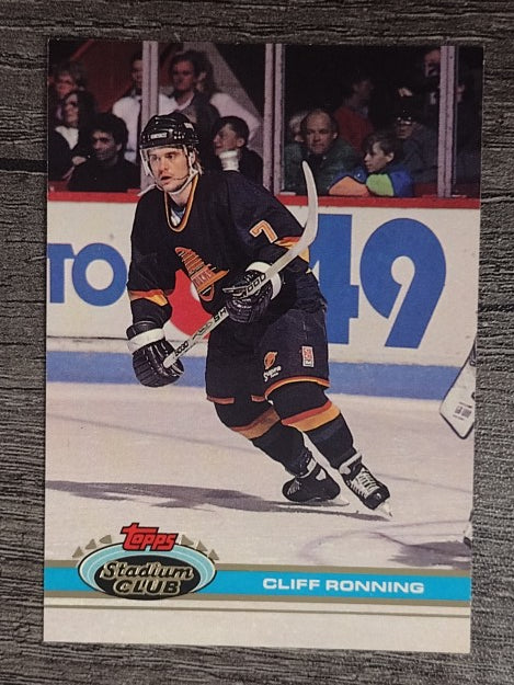 1991-92 Stadium Club #298 Cliff Ronning