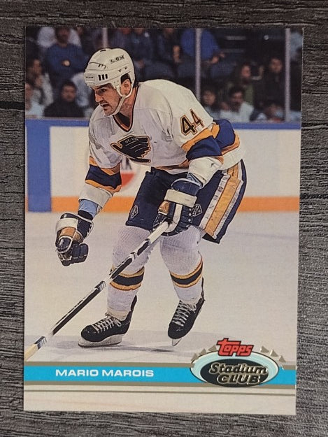 1991-92 Stadium Club #12 Mario Marois