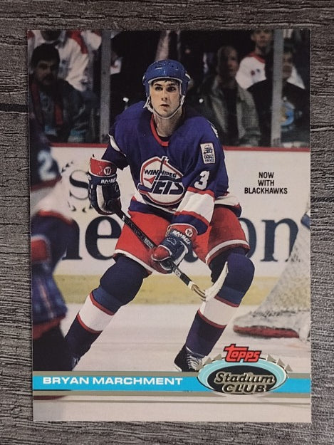 1991-92 Stadium Club #384 Bryan Marchment RC