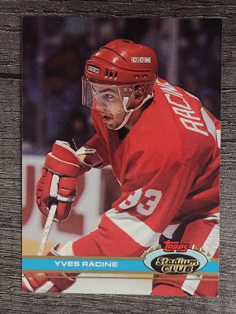 1991-92 Stadium Club #198 Yves Racine