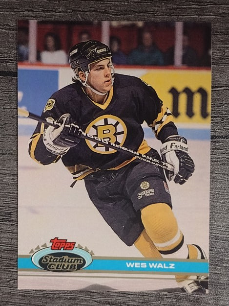 1991-92 Stadium Club #325 Wes Walz