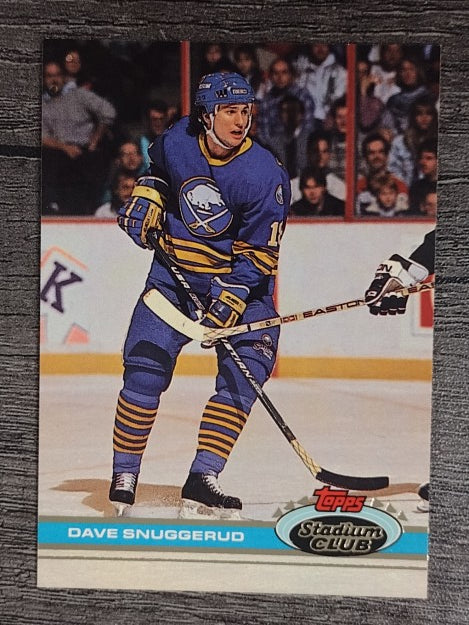 1991-92 Stadium Club #320 Dave Snuggerud