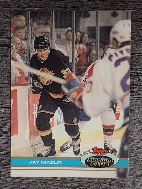 1991-92 Stadium Club #272 Jay Mazur